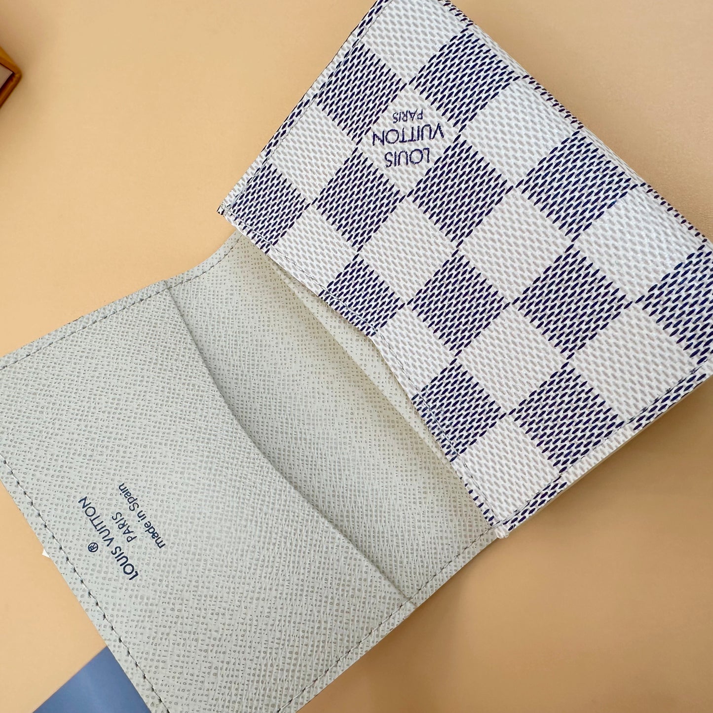 LV DAMIER AZURE CARD HOLDER