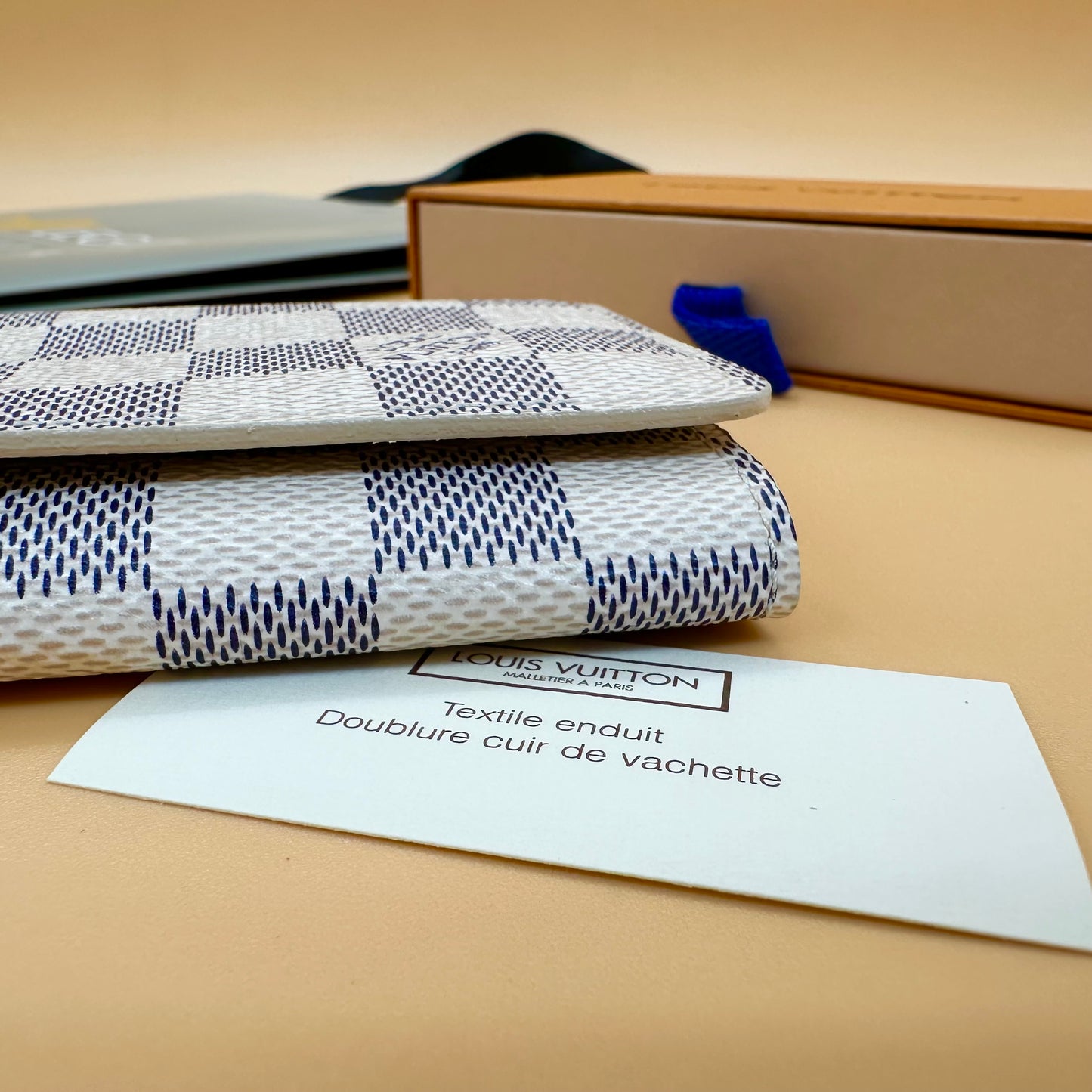 LV DAMIER AZURE CARD HOLDER