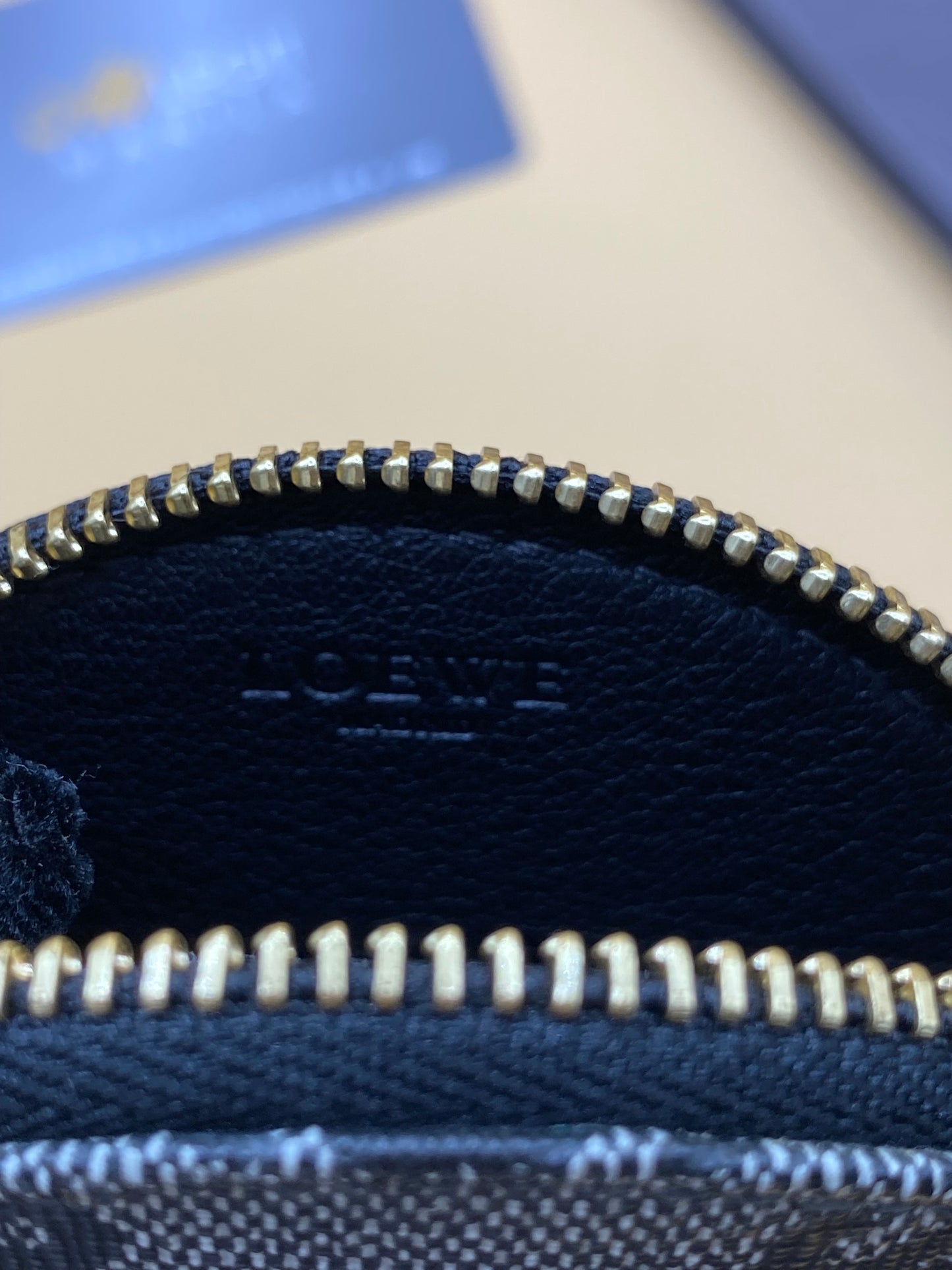 **UNUSED** LOEWE COOKIE ANAGRAM BAG CHARM/COIN PURSE