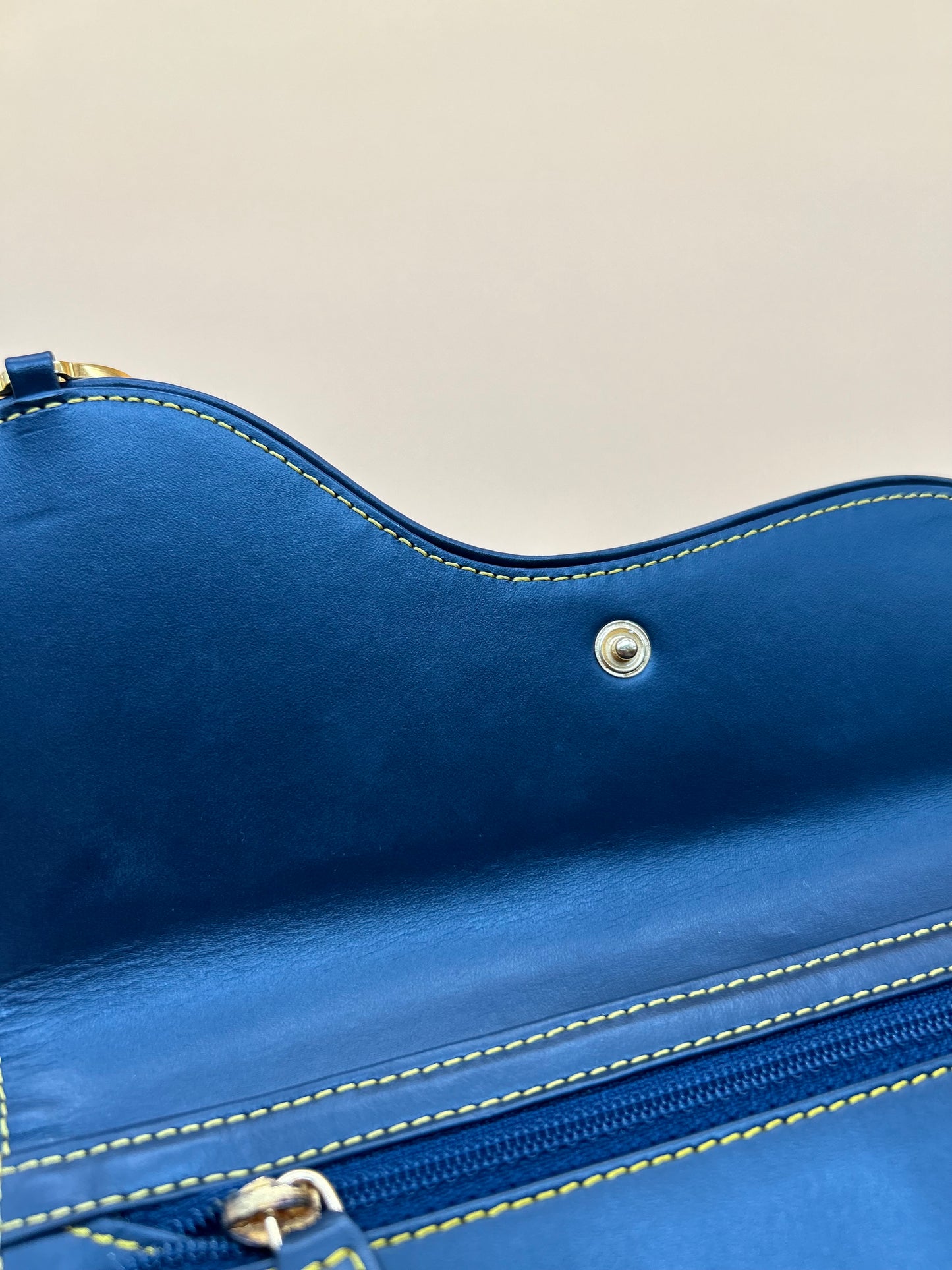 CHRISTIAN DIOR SADDLE WALLET