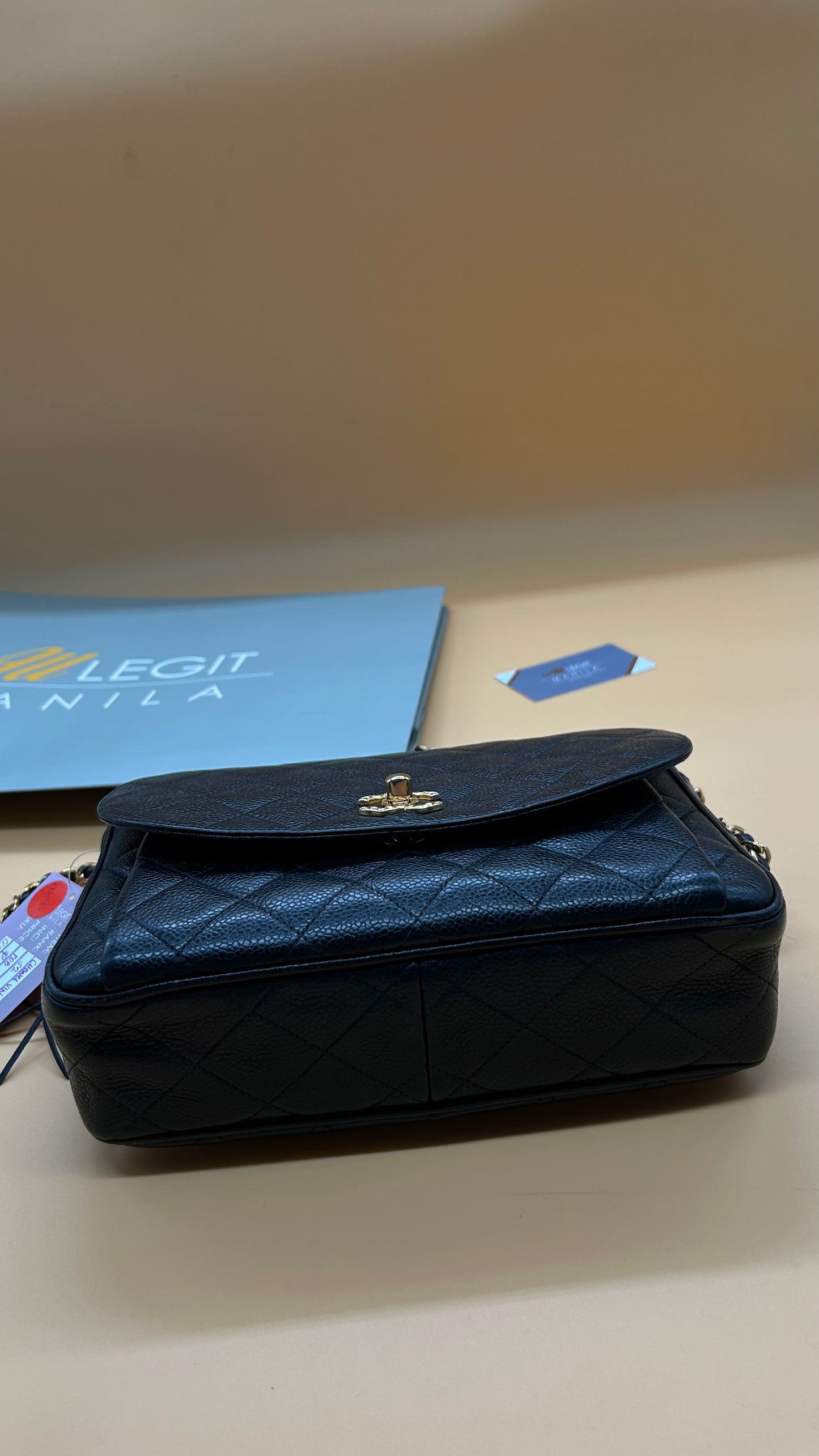 CHANEL VINTAGE CAVIAR CAMERA