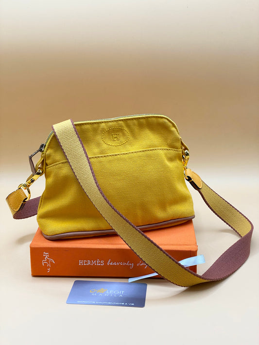 HERMES BOLIDE CASE MINI—MUSTARD