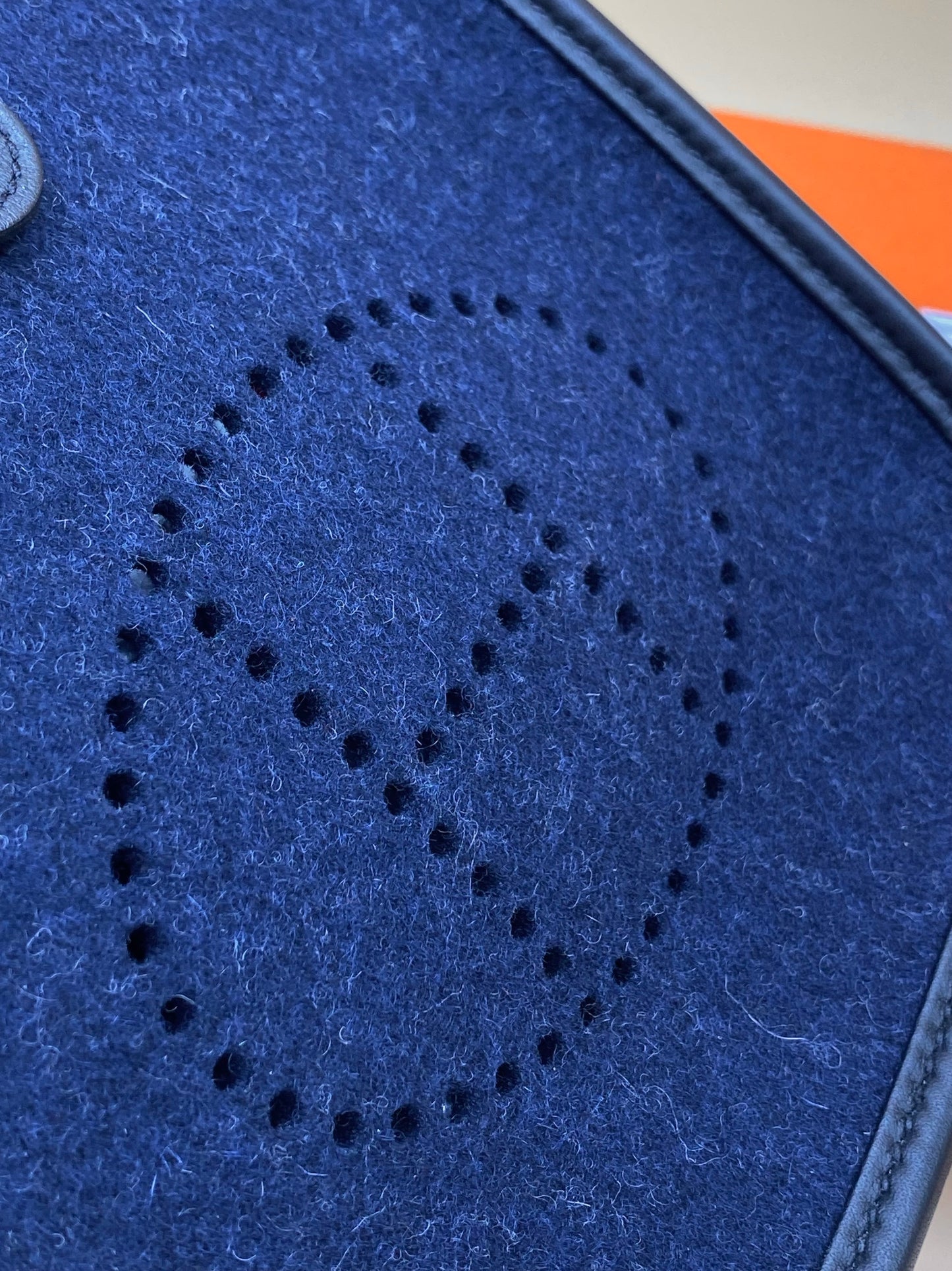 Hermès Évelyne TPM—Bleu Nuit Feutre