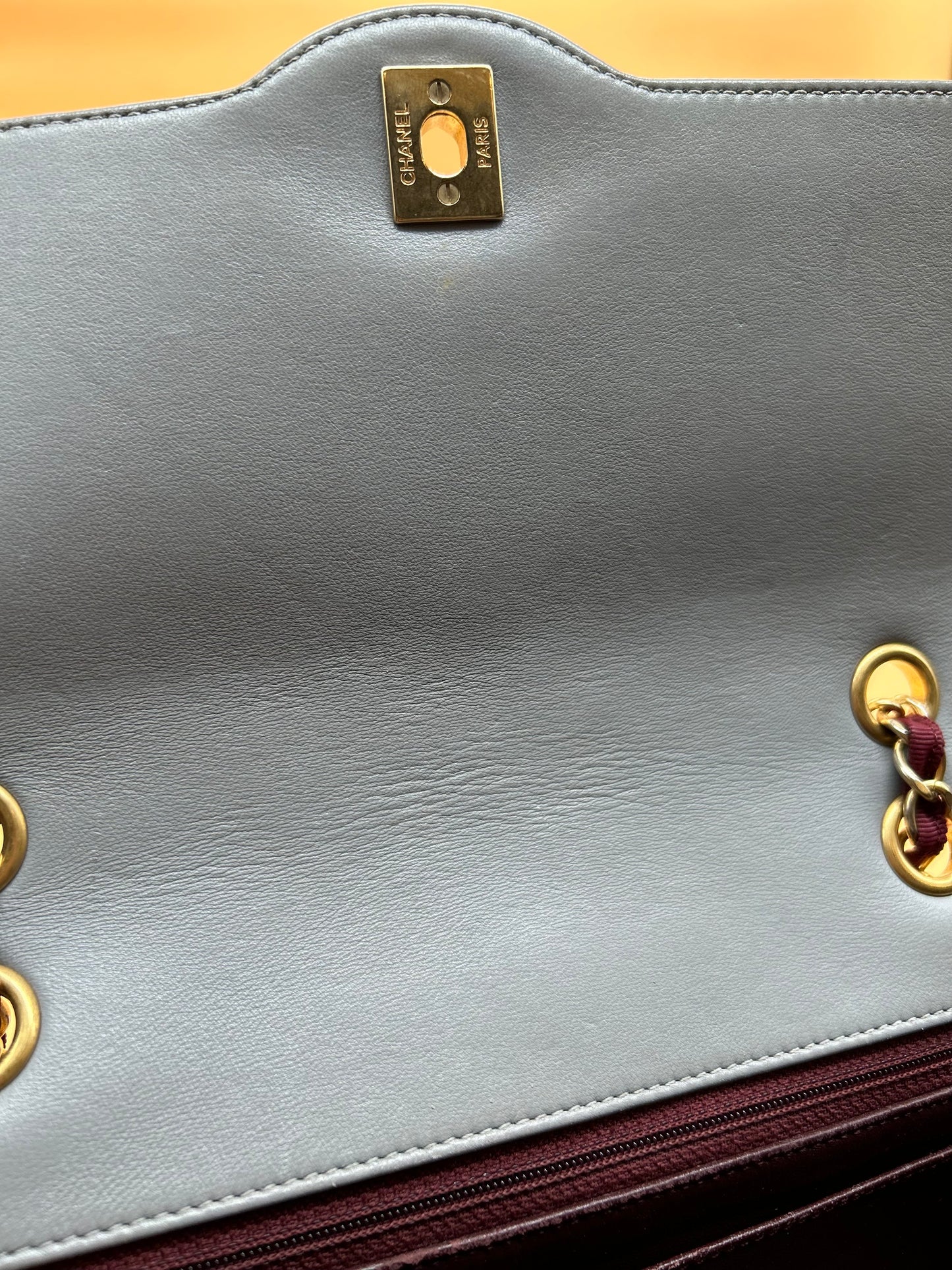 CHANEL 2-TONE DAY FLAP