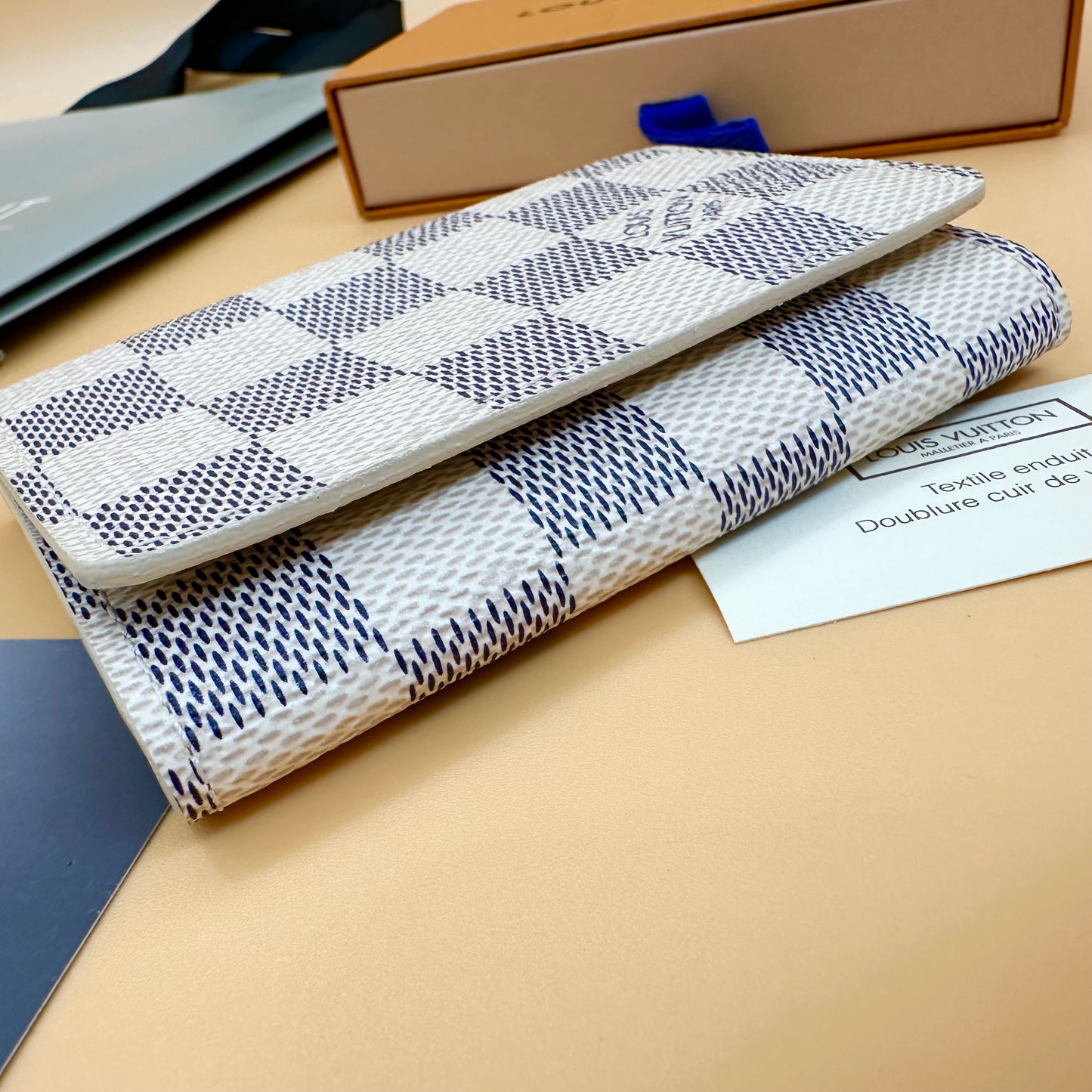 LV DAMIER AZURE CARD HOLDER