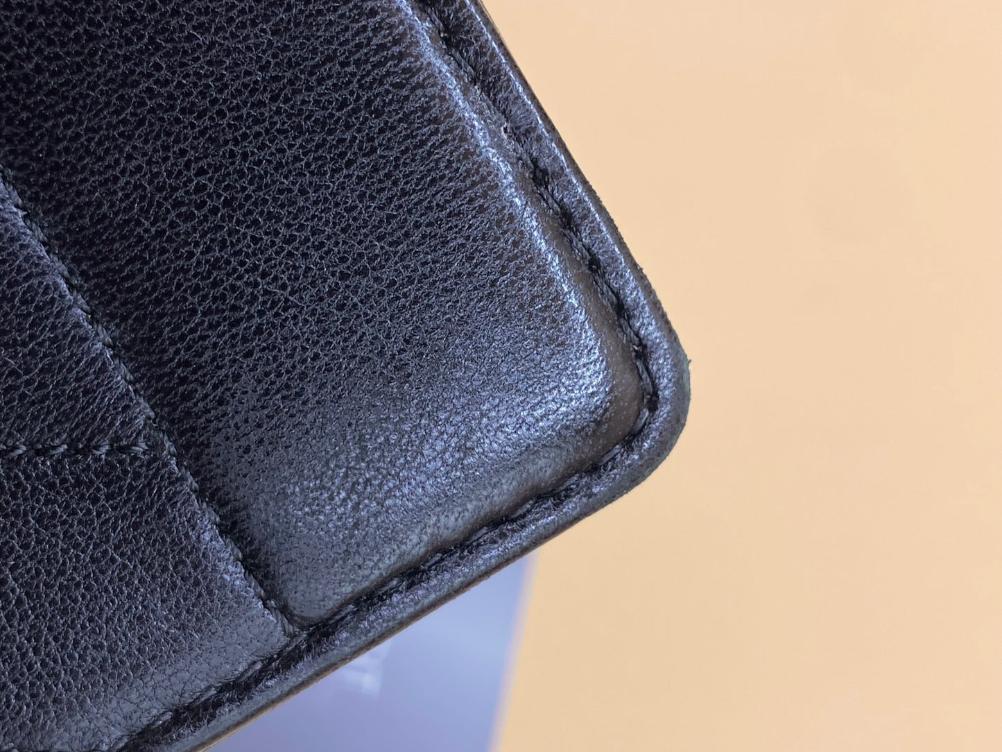 CHANEL REVERSED CHEVRON SMALL FLAP—BLACK GHW