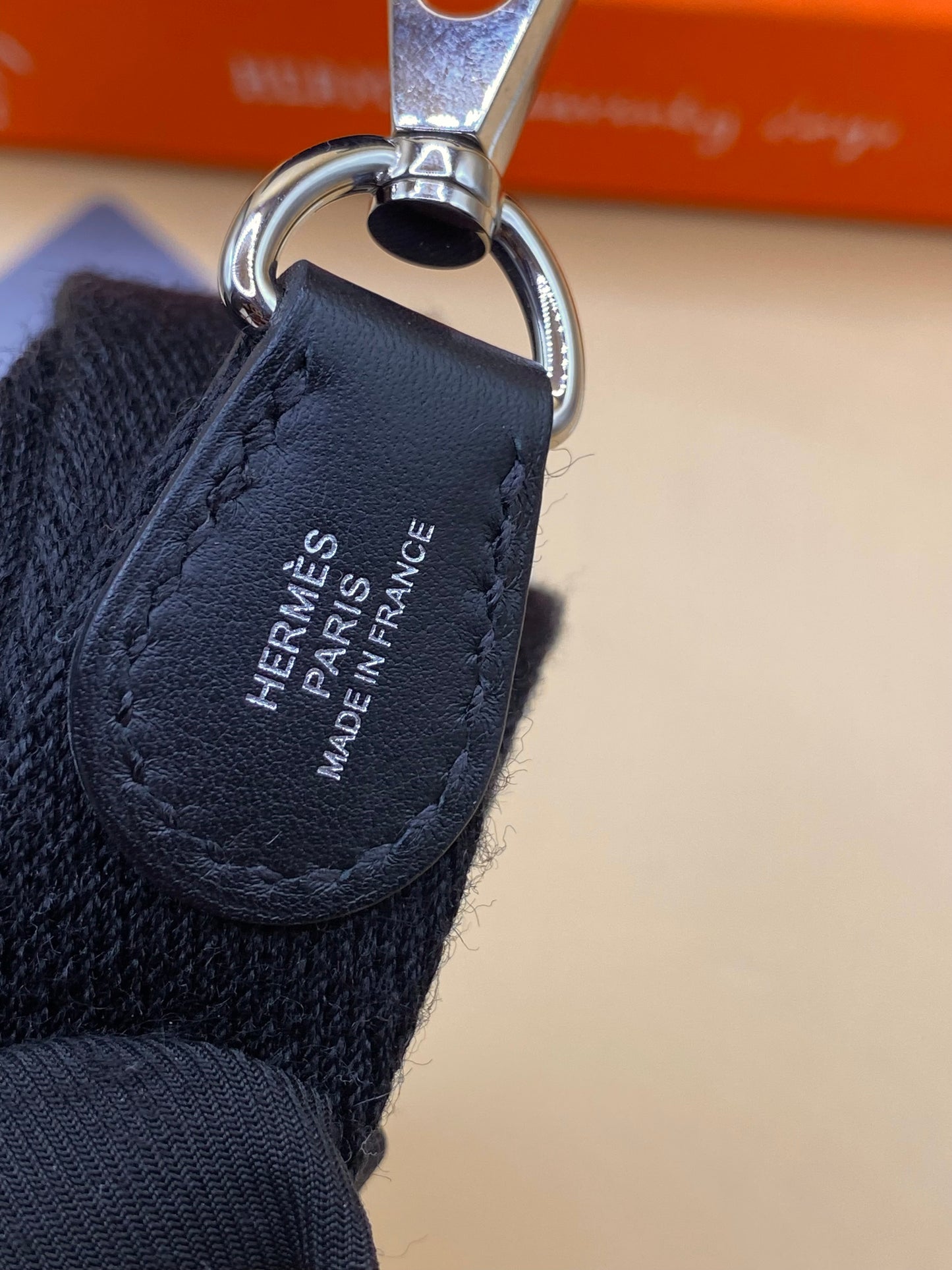 Hermès Évelyne TPM—Bleu Nuit Feutre