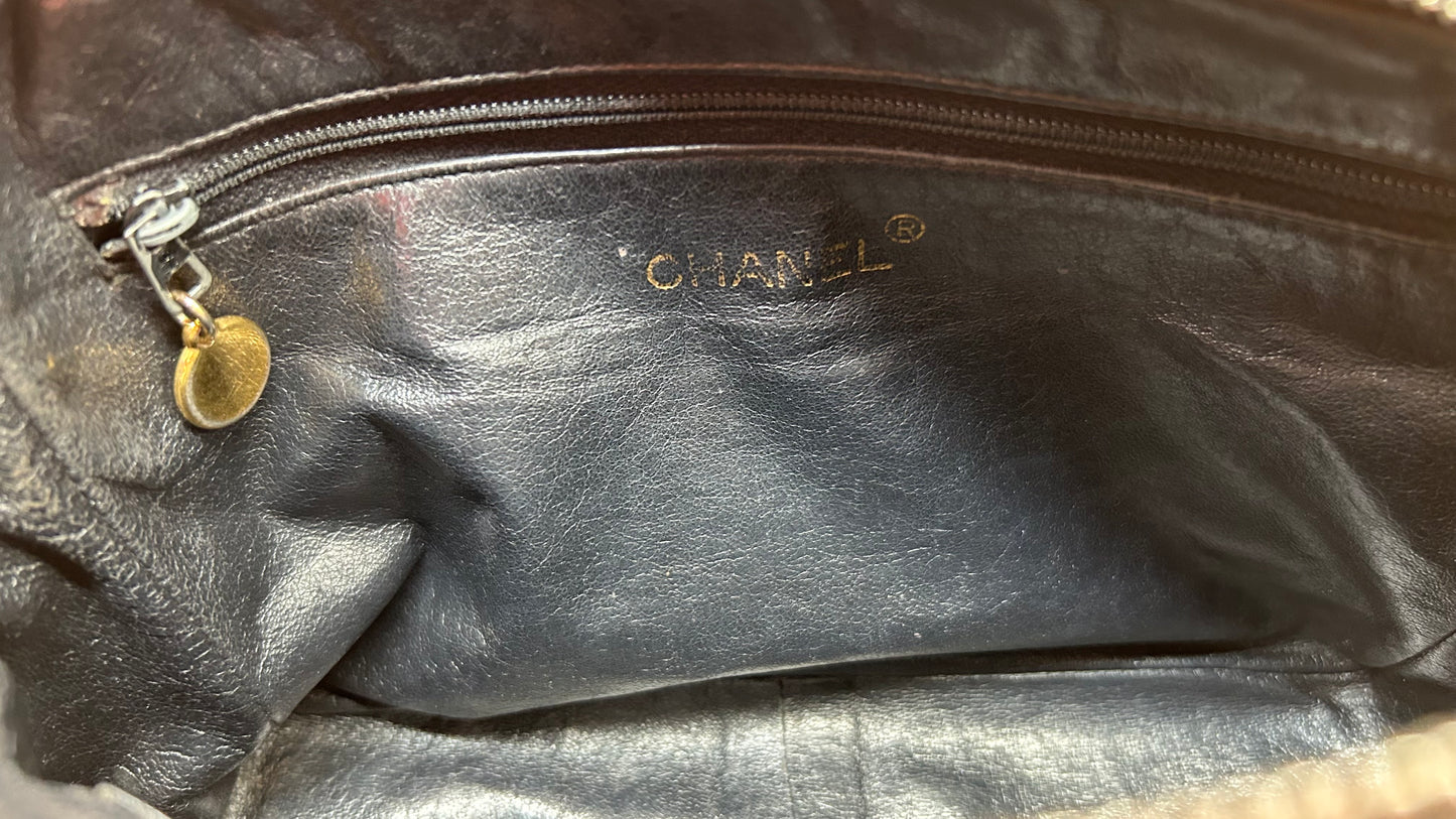 CHANEL VINTAGE CAVIAR CAMERA