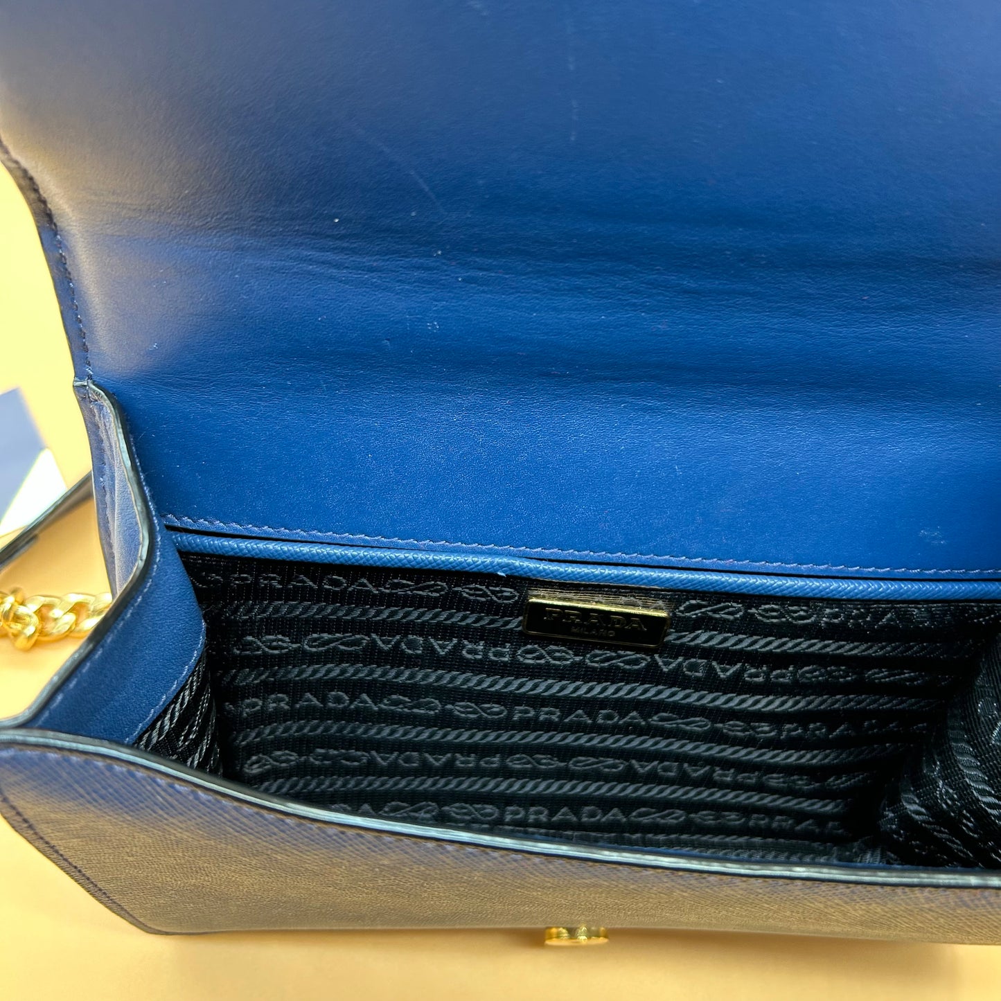 PRADA SAFFIANO SMALL FLAP