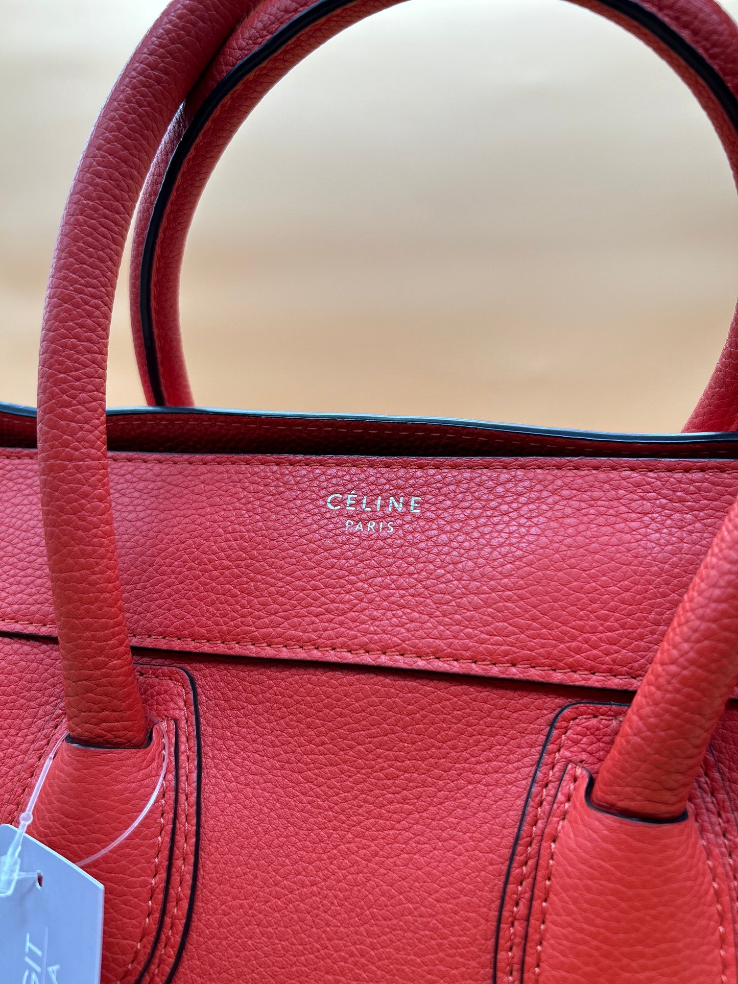 CELINE LUGGAGE RED