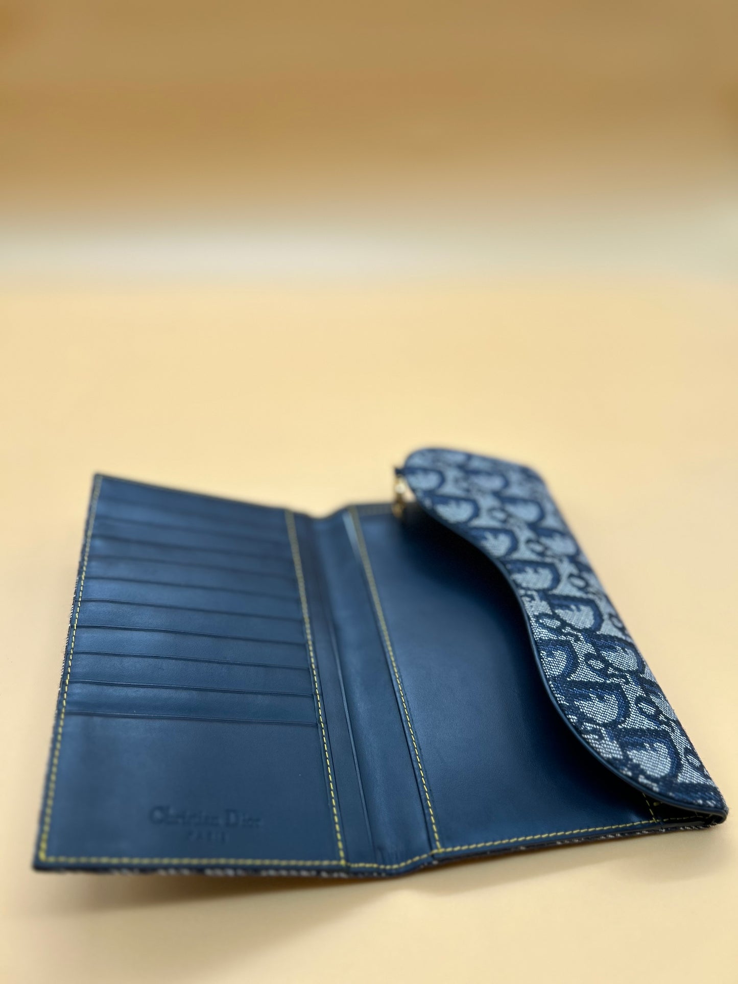 CHRISTIAN DIOR SADDLE WALLET