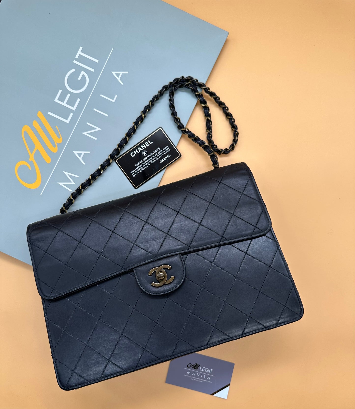 CHANEL VINTAGE SQUARE FLAP