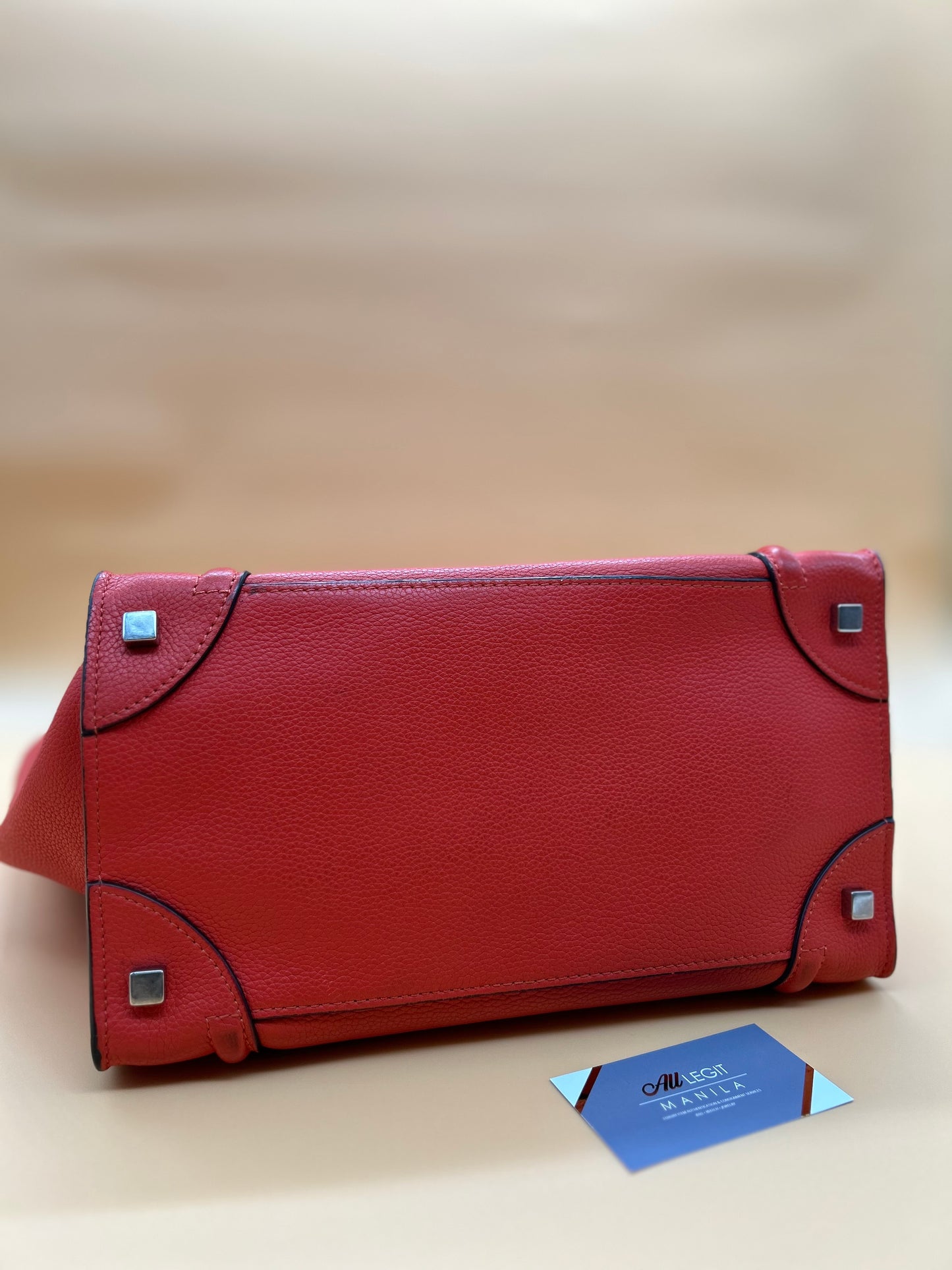 CELINE LUGGAGE RED