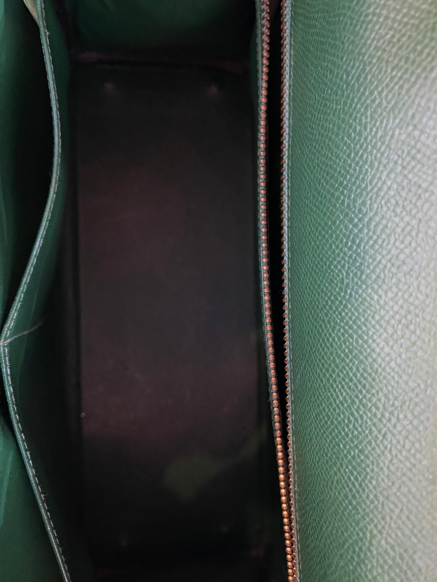 HERMES KELLY 32 EPSOM—Vert Émeraude
