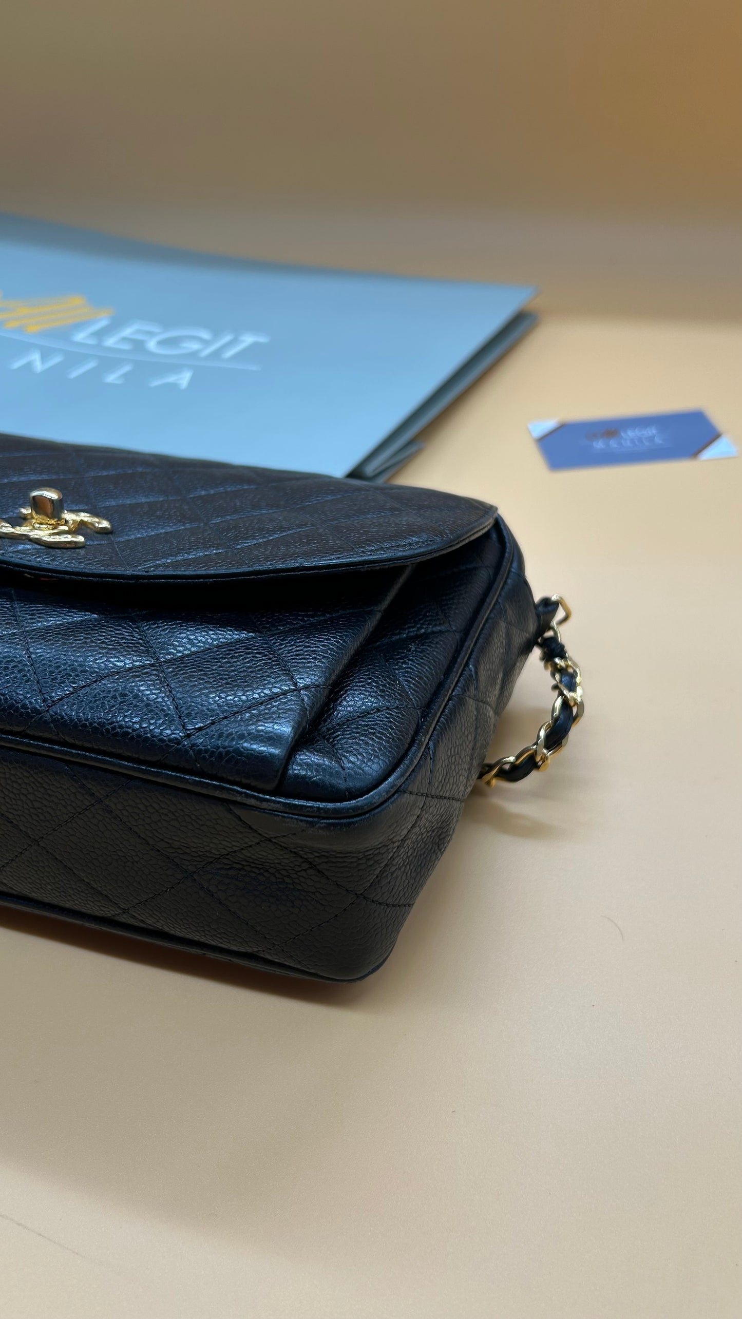 CHANEL VINTAGE CAVIAR CAMERA