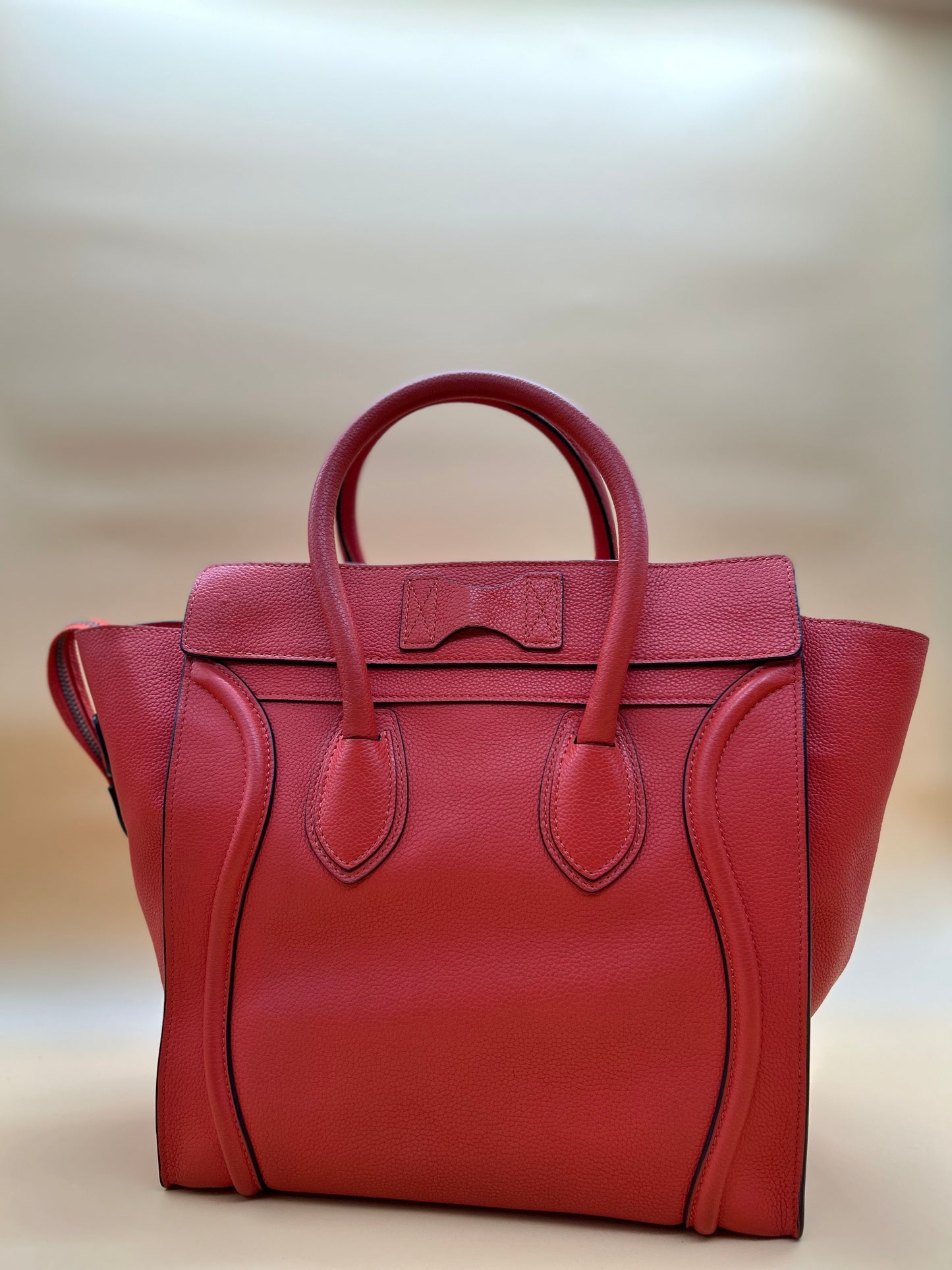 CELINE LUGGAGE RED