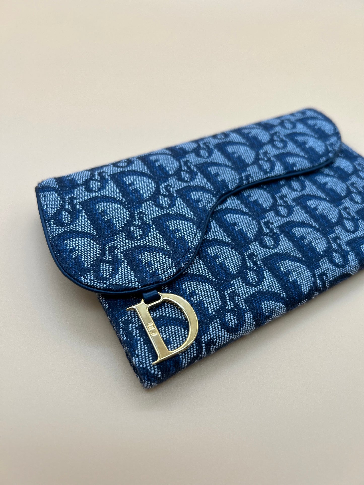 CHRISTIAN DIOR SADDLE WALLET