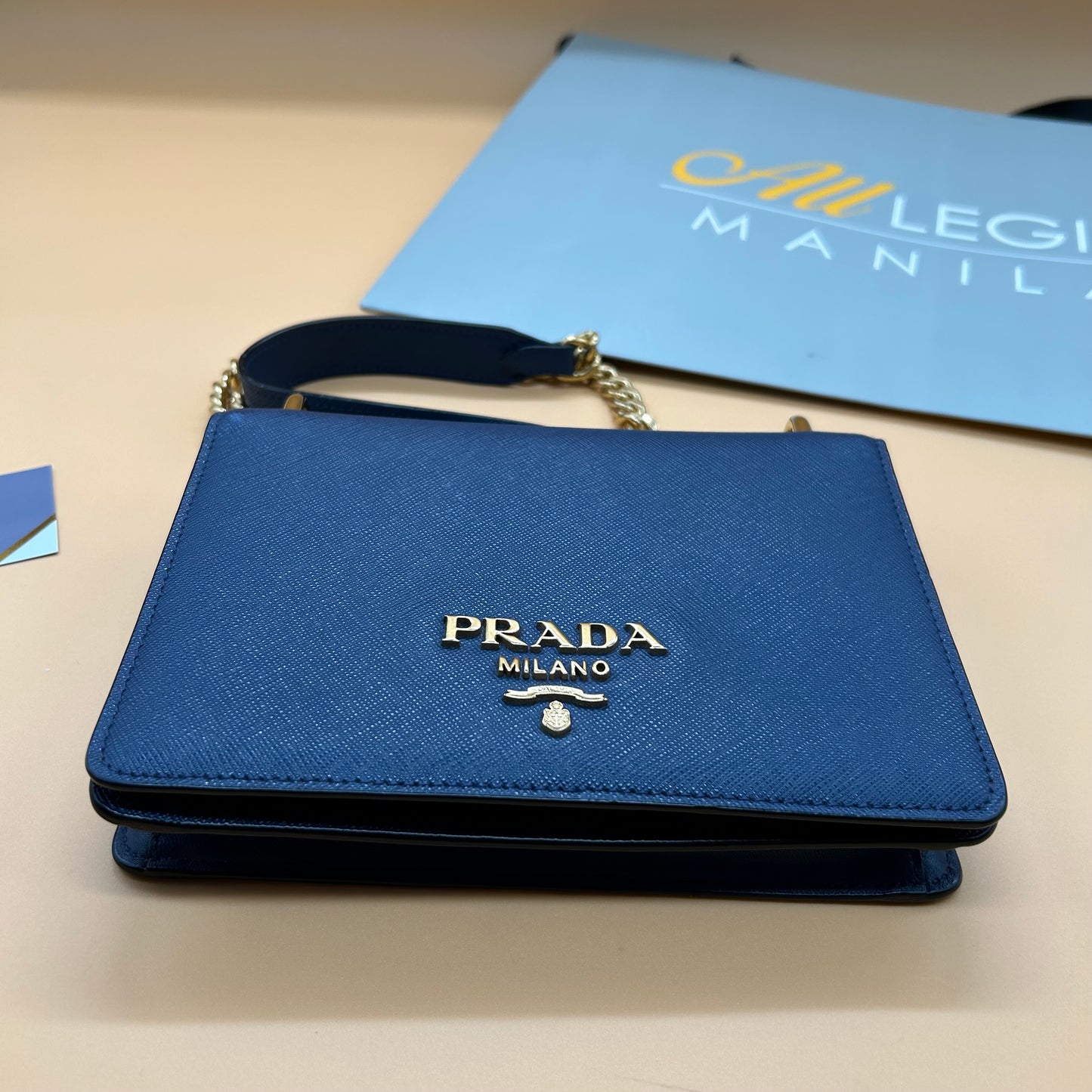 PRADA SAFFIANO SMALL FLAP