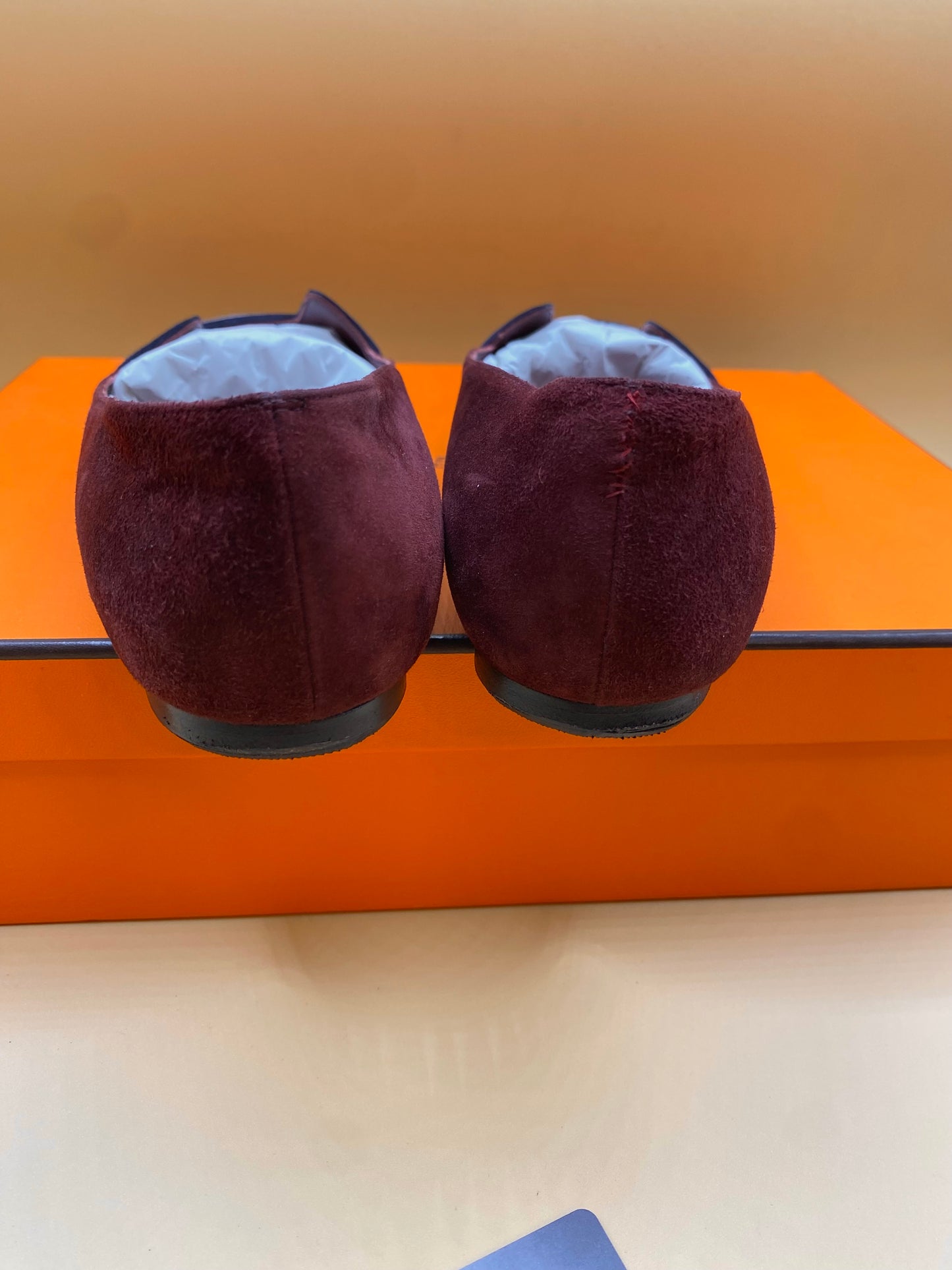 HERMES NICE BALLERINA FLATS 35.5