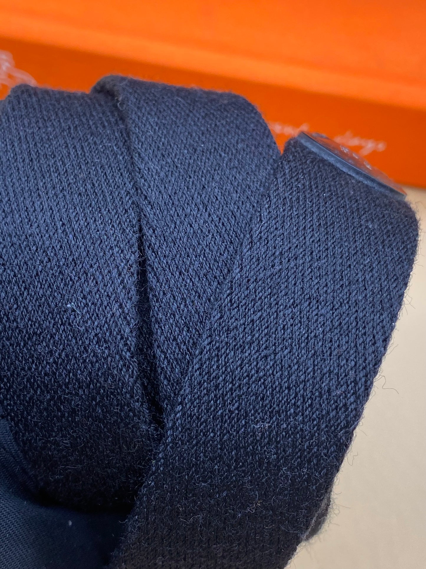 Hermès Évelyne TPM—Bleu Nuit Feutre