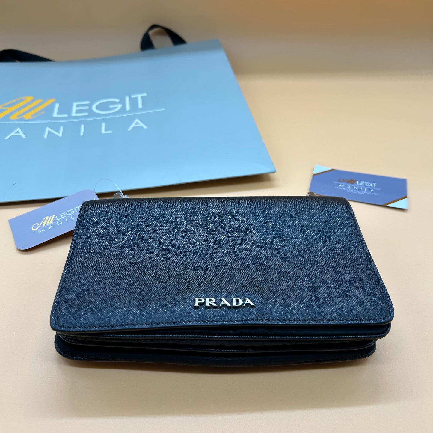 PRADA SAFF/NYL FLAP