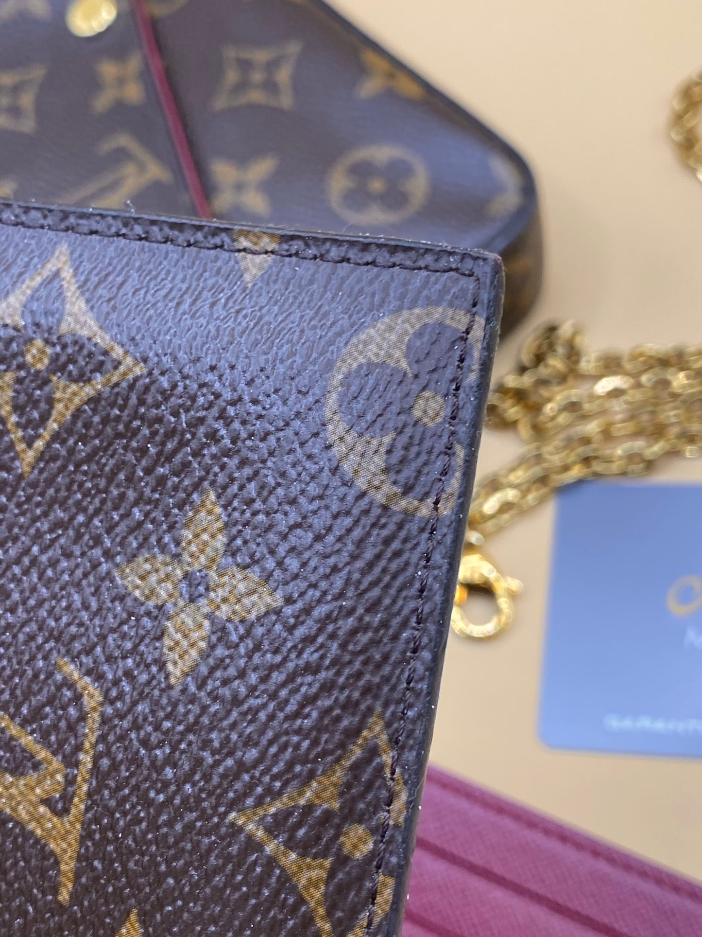 LOUIS VUITTON FELICIE—MONOGRAM