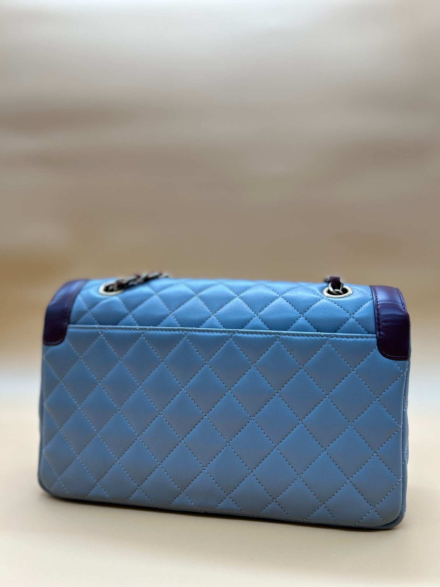 CHANEL 2-TONE DAY FLAP
