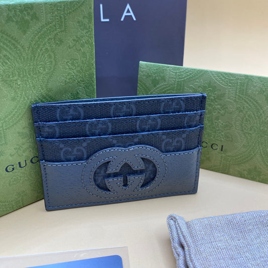 GUCCI SUPREME INTERLOCKING GG CARD HOLDER