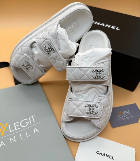 BNEW CHANEL DAD SANDALS EU35.5