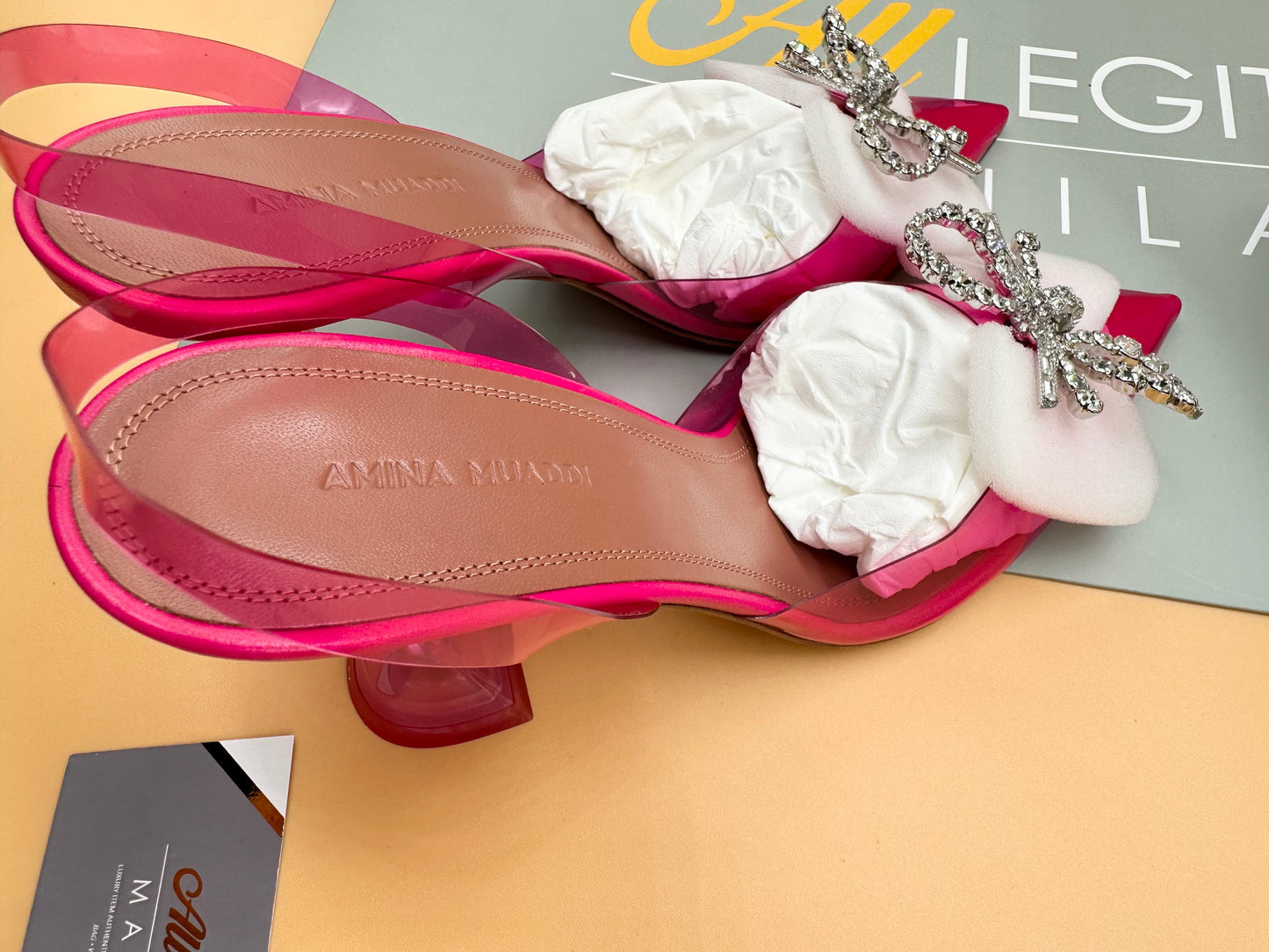 BNEW AMINA MUADDI ROSIE GLASS EU38.5