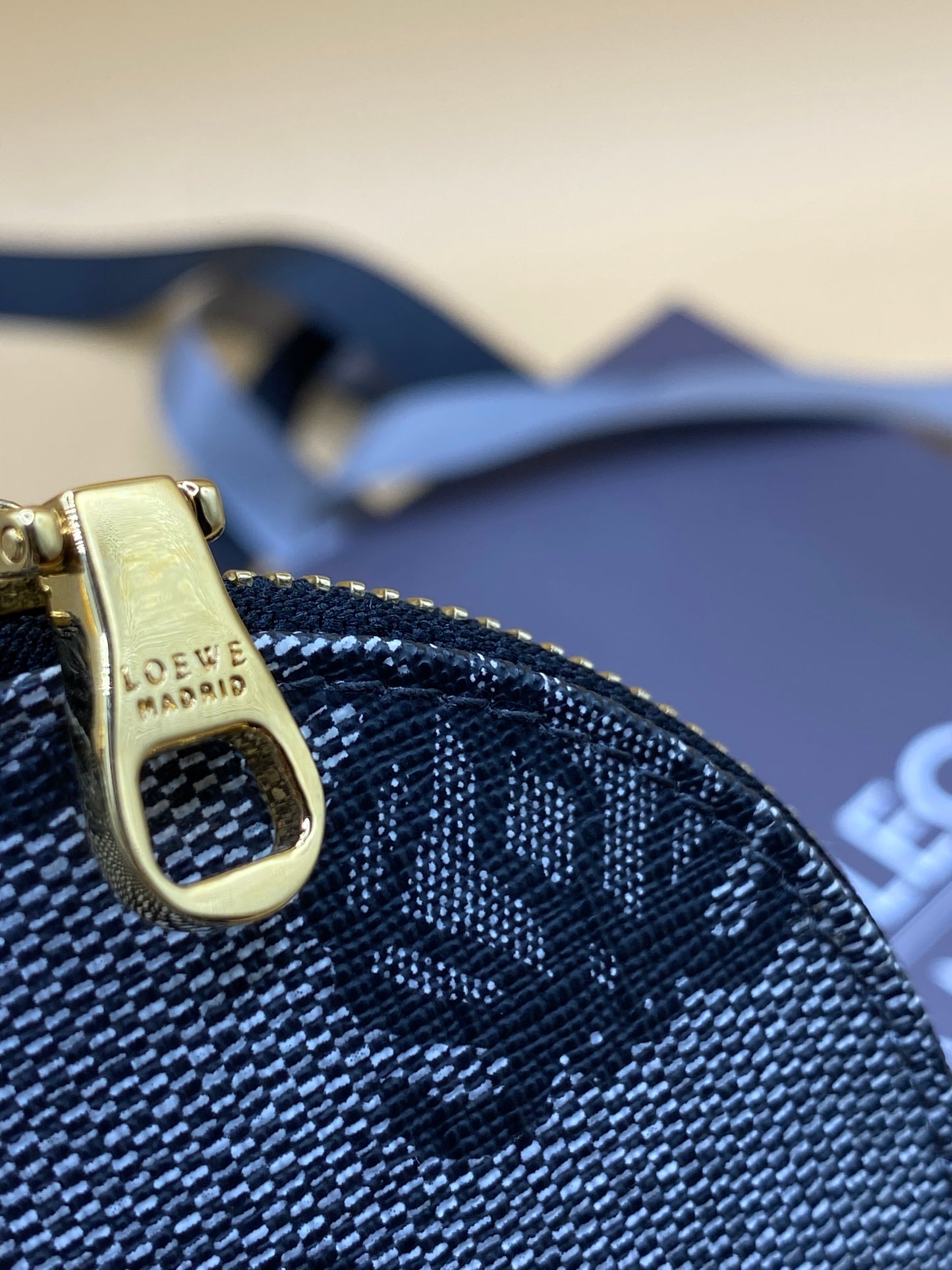 **UNUSED** LOEWE COOKIE ANAGRAM BAG CHARM/COIN PURSE