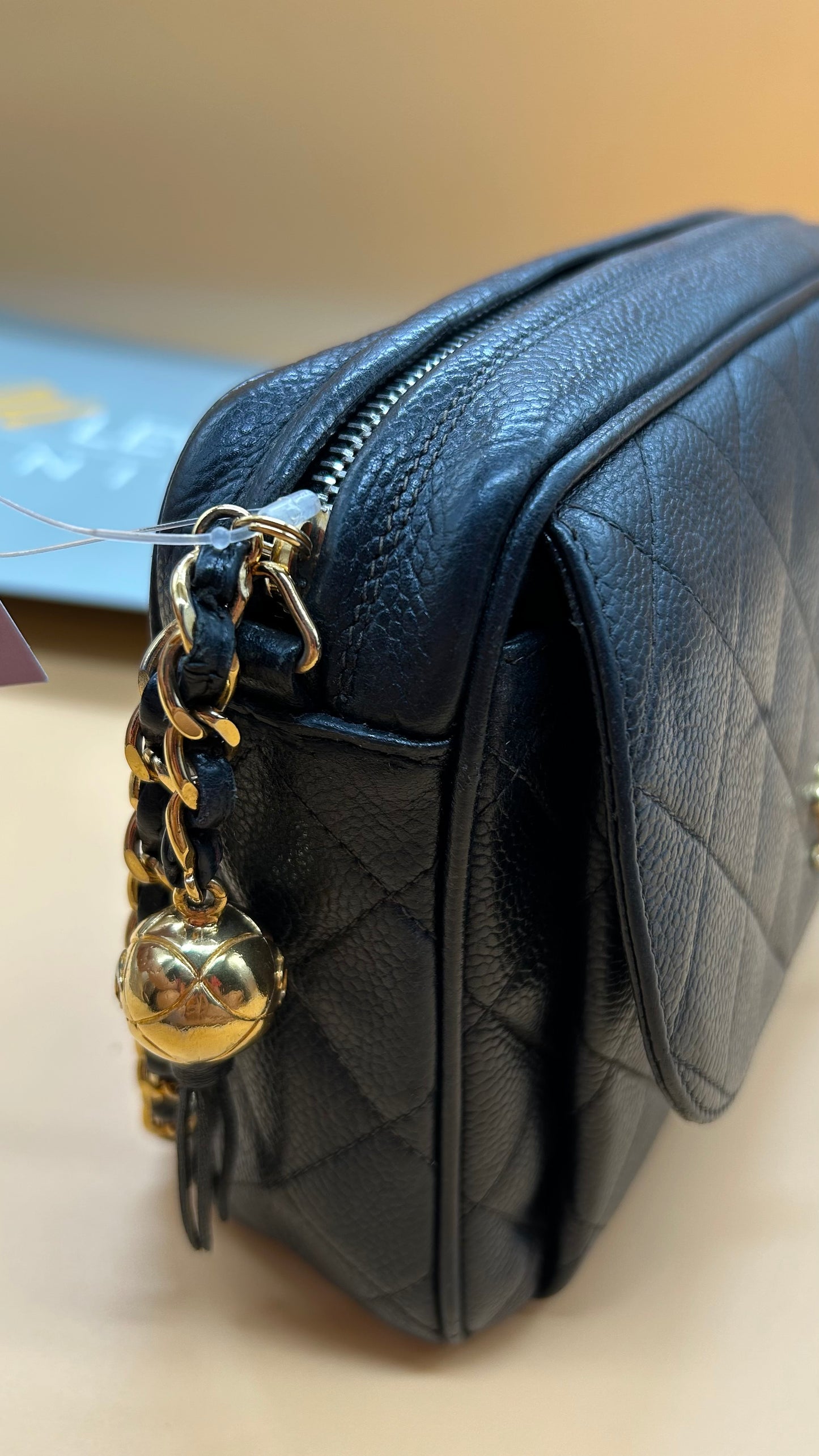 CHANEL VINTAGE CAVIAR CAMERA