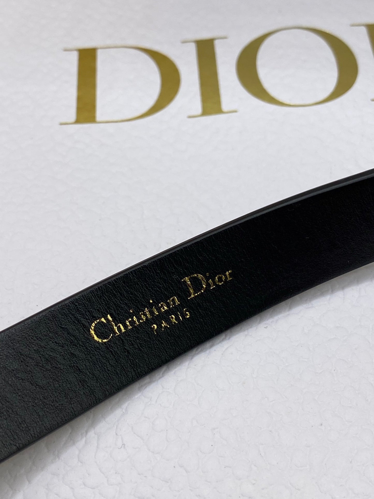 CHRISTIAN DIOR CD RHINESTONE BELT 110cm