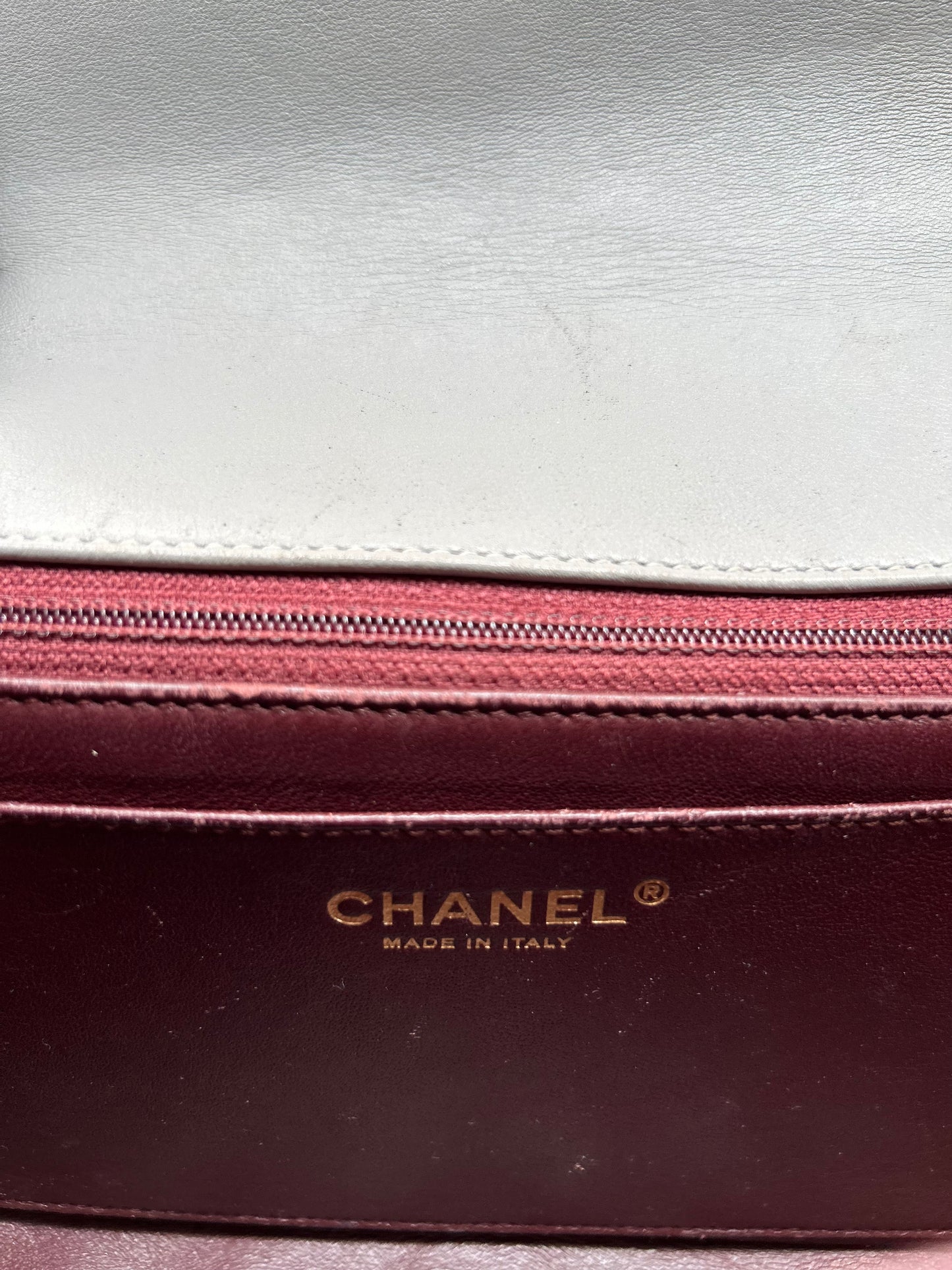 CHANEL 2-TONE DAY FLAP