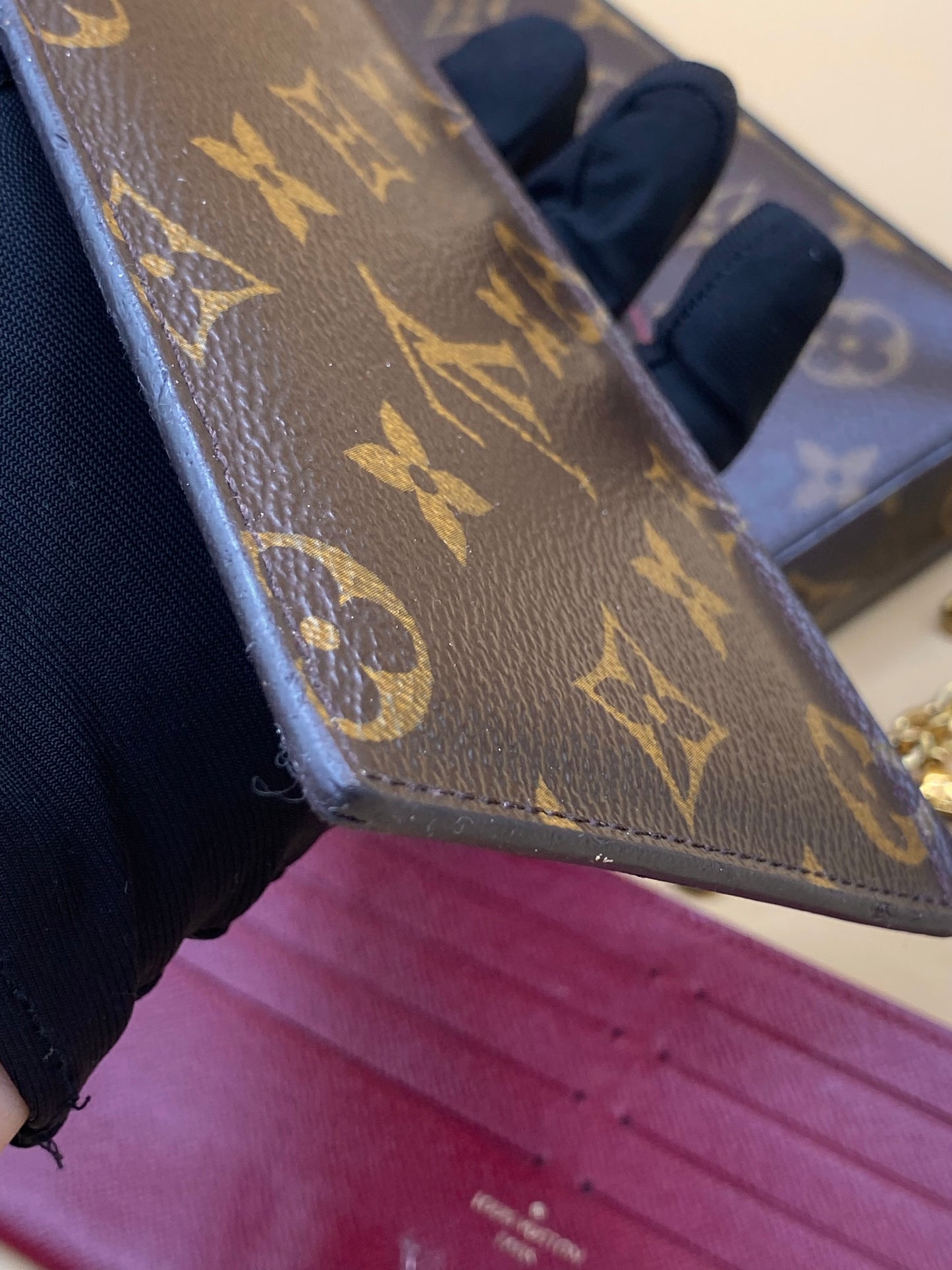 LOUIS VUITTON FELICIE—MONOGRAM